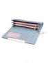 Letter Detail Flap Long Wallet