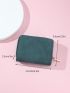 Leaf Decor Flap Small Wallet