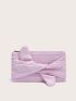 Twist Detail Ruched Square Bag