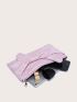 Twist Detail Ruched Square Bag
