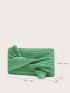 Twist Detail Ruched Square Bag