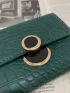 Crocodile Embossed Small Wallet