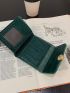 Crocodile Embossed Small Wallet
