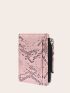Snakeskin Embossed Card Holder