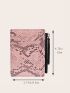 Snakeskin Embossed Card Holder
