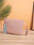 Geometric Pattern Square Bag