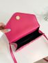 Quilted Flap Chain Square Bag