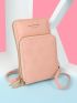 Letter & Leaf Graphic Phone Wallet