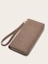 Minimalist Long Wallet With Wristlet