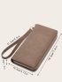 Minimalist Long Wallet With Wristlet