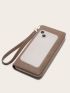 Minimalist Long Wallet With Wristlet