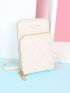 Letter & Leaf Graphic Phone Wallet