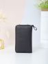 Zipper Around Flap Phone Wallet