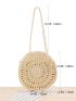 Hollow Out Large Capacity Straw Bag