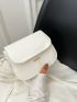 Mini Minimalist Flap Saddle Bag