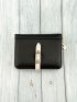 Buckle Decor Small Wallet