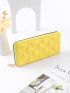 Quilted Long Wallet
