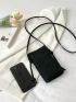 Minimalist Canvas Square Bag