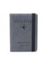 Plane & Letter Graphic Passport Case