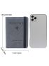 Plane & Letter Graphic Passport Case