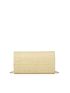 Snap Button Flap Chain Square Bag