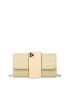 Snap Button Flap Chain Square Bag