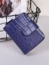 Crocodile Embossed Small Wallet