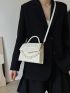 Chain Decor Flap Square Bag