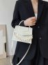 Chain Decor Flap Square Bag