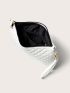 Quilted Detail Square Bag With Wristlet
