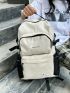 Letter Graphic Functional Backpack