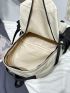 Letter Graphic Functional Backpack