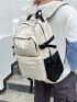 Letter Graphic Functional Backpack
