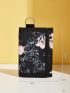 Butterfly & Floral Print Small Wallet