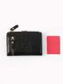 Snap Button Design Long Wallet
