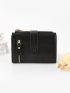 Snap Button Design Long Wallet