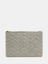 Chevron Zipper Square Bag