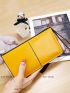 Solid Color Long Wallet, Evening Handbag For Phone, Women's Zipper Purse With Multi Card Slots