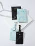 4pcs Marble Pattern Passport Case & Luggage Tag