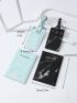 4pcs Marble Pattern Passport Case & Luggage Tag
