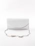 Minimalist Flap Chain Square Bag