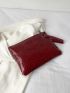 Crocodile Embossed Square Bag