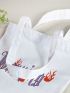 Letter Graphic Shopper Bag