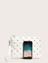 Studded Decor Clutch Bag