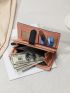 Crocodile Embossed Long Wallet