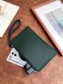 Minimalist Square Bag With Wristlet