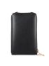 Leaf Graphic Snap Button Phone Wallet