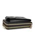 Leaf Graphic Snap Button Phone Wallet