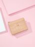 Crocodile Embossed Small Wallet