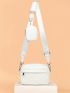 Mini Quilted Crossbody Bag With Coin Purse